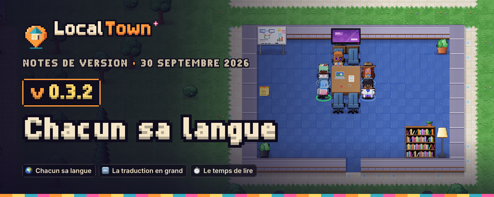LocalTown 0.3.2 : Chacun sa langue